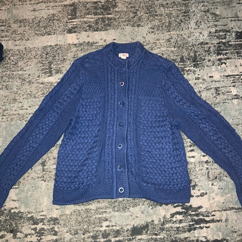 LL. Bean Navy Blue Sweater